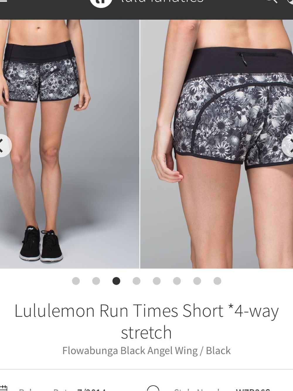 Lululemon Flowabunga Runtimes Short - Picture 7 of 7